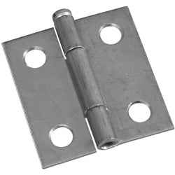 National Hardware 1-1/2 in. L Zinc-Plated Door Hinge 1 pk