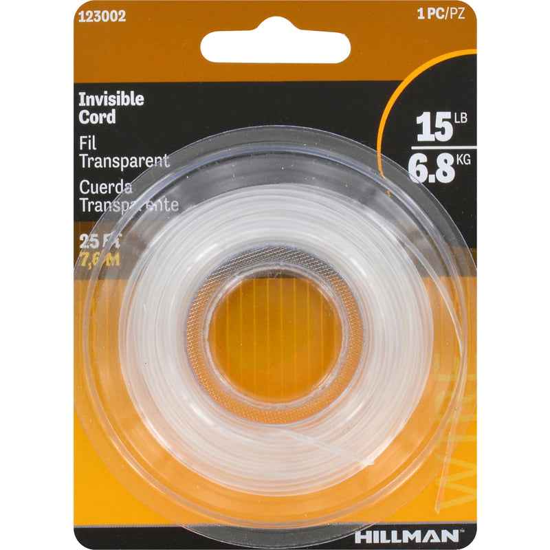 Hillman 25 ft. L Plastic 18 Ga. Invisible Cord (Pack of 10)