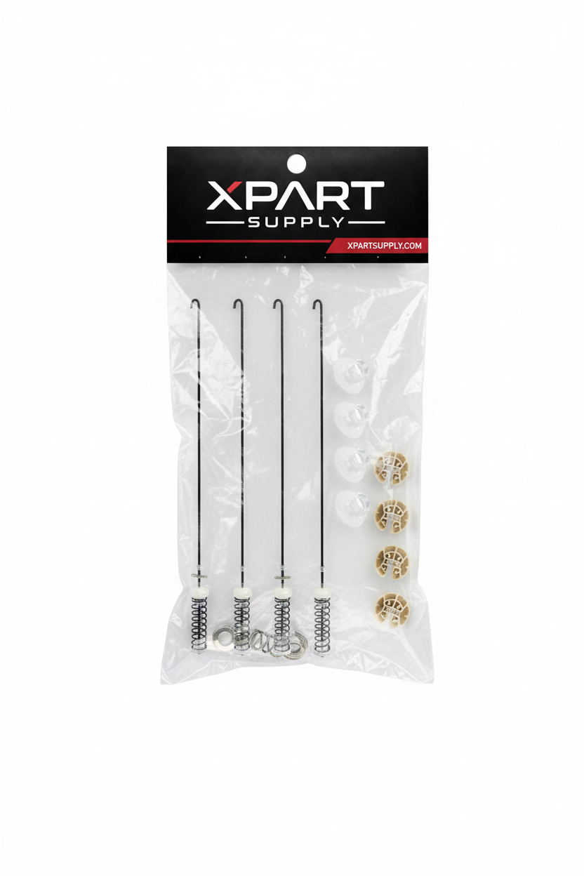 W10780048 Whirlpool Top Load Washer Suspension Rod Kit – Retail Bag Mockup | XPart Supply Canada