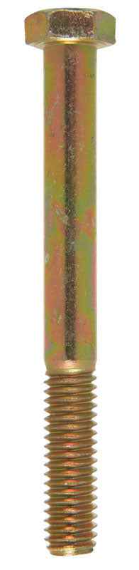 HILLMAN 3/8 in. D X 3-1/2 in. L Heat Treated Steel Hex Head Cap Screw 50 pk