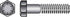 HILLMAN 5/16 in. D X 1-1/4 in. L Heat Treated Steel Hex Head Cap Screw 100 pk