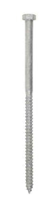 Hillman 3/8 in. X 8 in. L Hex Hot Dipped Galvanized Steel Lag Screw 50 pk