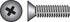 Hillman No. 8-32 X 3/4 in. L Phillips Flat Head Stainless Steel Machine Screws 100 pk