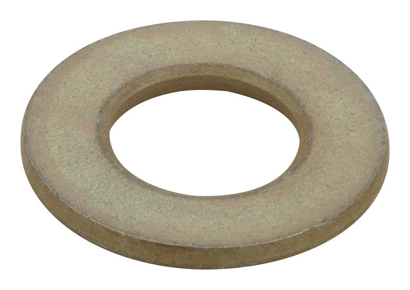 Hillman Yellow Dichromate Steel 9/16 in. SAE Flat Washer 50 pk