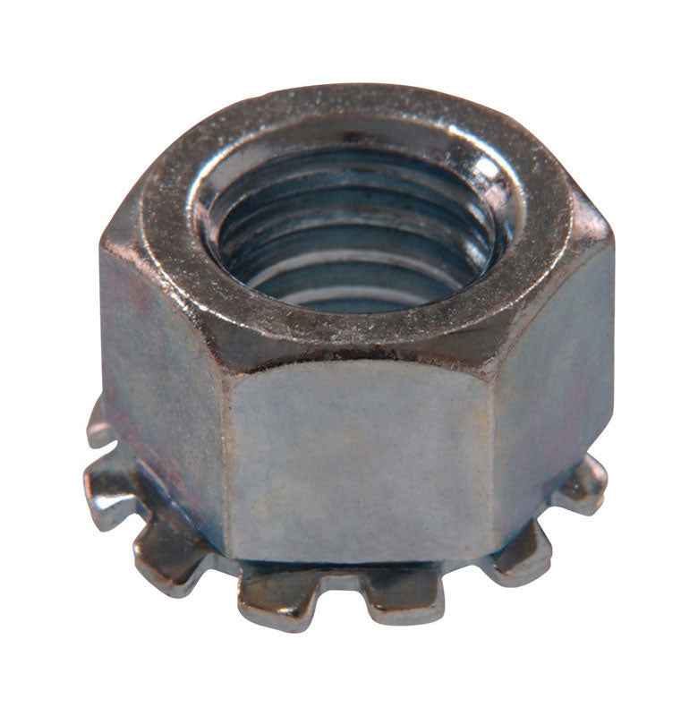 HILLMAN 8/32 in. Zinc-Plated Steel SAE Keps Lock Nut 1 pk