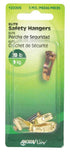 Hillman Elite Brass-Plated Safety All Purpose Hanger 20 lb. 3 pk (Pack of 10)