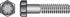 HILLMAN 9/16 in. D X 1-1/2 in. L Heat Treated Steel Hex Head Cap Screw 25 pk