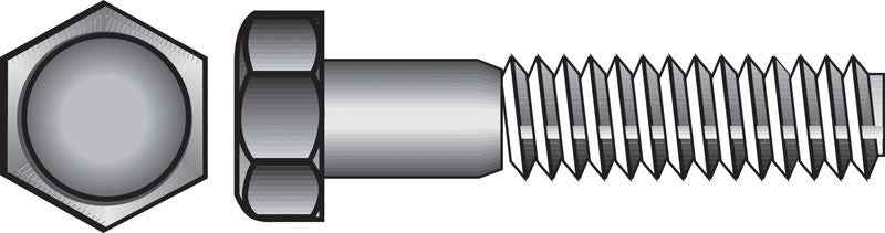 HILLMAN 5/8 in. D X 5 in. L Hot Dipped Galvanized Steel Hex Bolt 25 pk