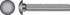 Hillman 1/2 in. X 10 in. L Zinc-Plated Steel Carriage Bolt 25 pk