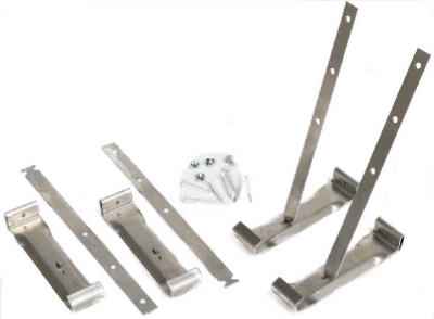 Amerimax 0.88 in. H X 1.25 in. W X 4.25 in. L Metallic Galvanized Steel K Gutter Hanger and Strap