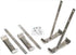Amerimax 0.88 in. H X 1.25 in. W X 4.25 in. L Metallic Galvanized Steel K Gutter Hanger and Strap
