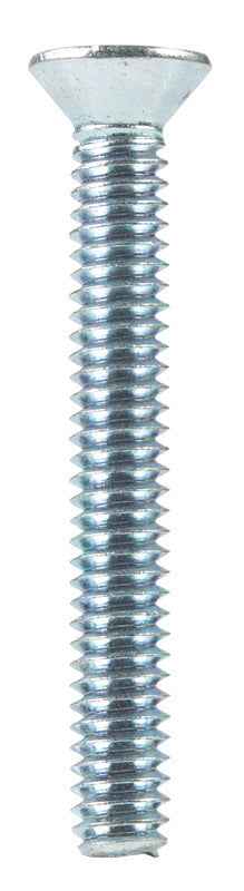 Hillman No. 1/4-20 X 2 in. L Phillips Flat Head Zinc-Plated Steel Machine Screws 100 pk
