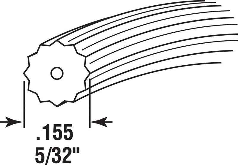 SPLINE SCREEN0.16"X25'