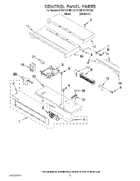 WPW10365986 Wall Oven Main Control Panel