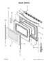 WS01L00647 Oven Door Liner Assembly
