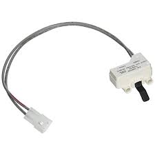 Dryer door switch with wire harness and connector