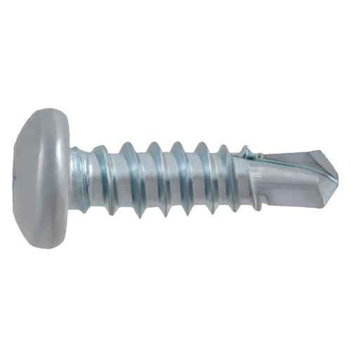 Hillman #8 x 5/8" Zinc Pan Head Self-Drilling Screws - 100 Pack