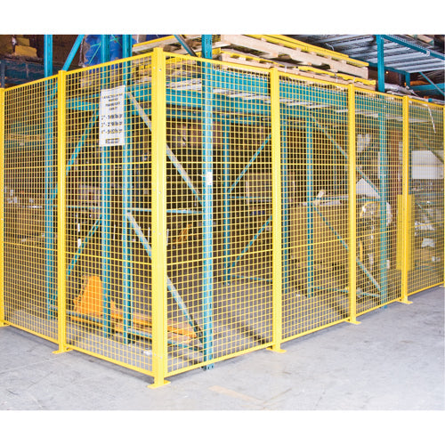 Wire Mesh Partition Components - Universal Posts, 8-1/4' H