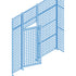Wire Mesh Partition Components - Swing Doors, 3' W x 7' H