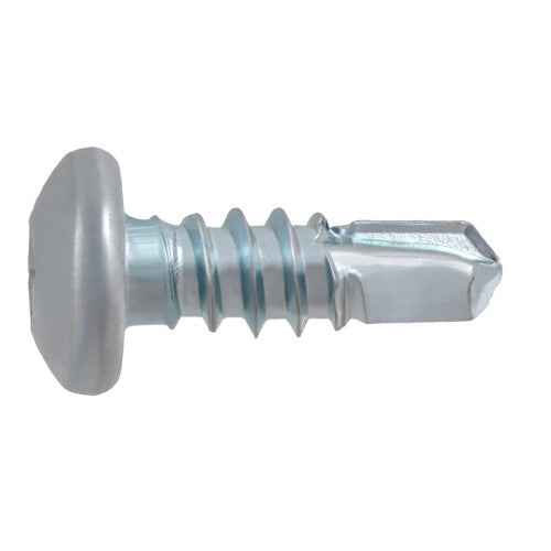 Hillman #8 x 1/2" Zinc Pan Head Self-Drilling Screws - 100 Pack
