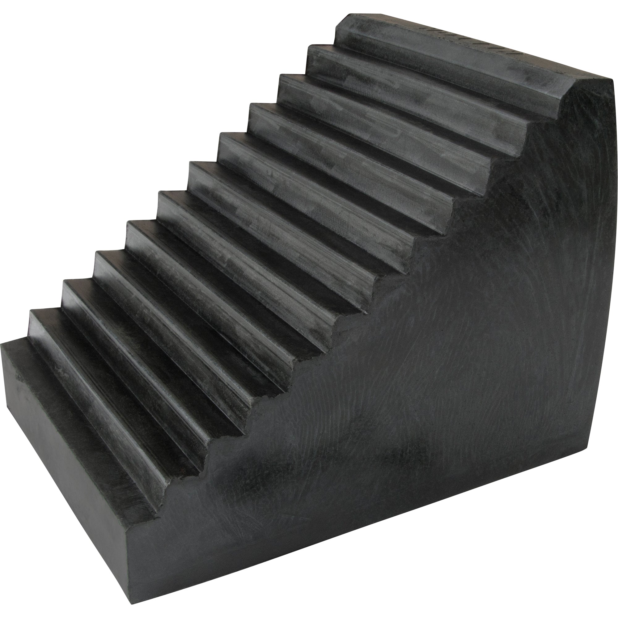 Wheel Chock, 9-1/2" x 6-1/2" x 7-1/2", Black