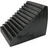 Wheel Chock, 9-1/2" x 6-1/2" x 7-1/2", Black
