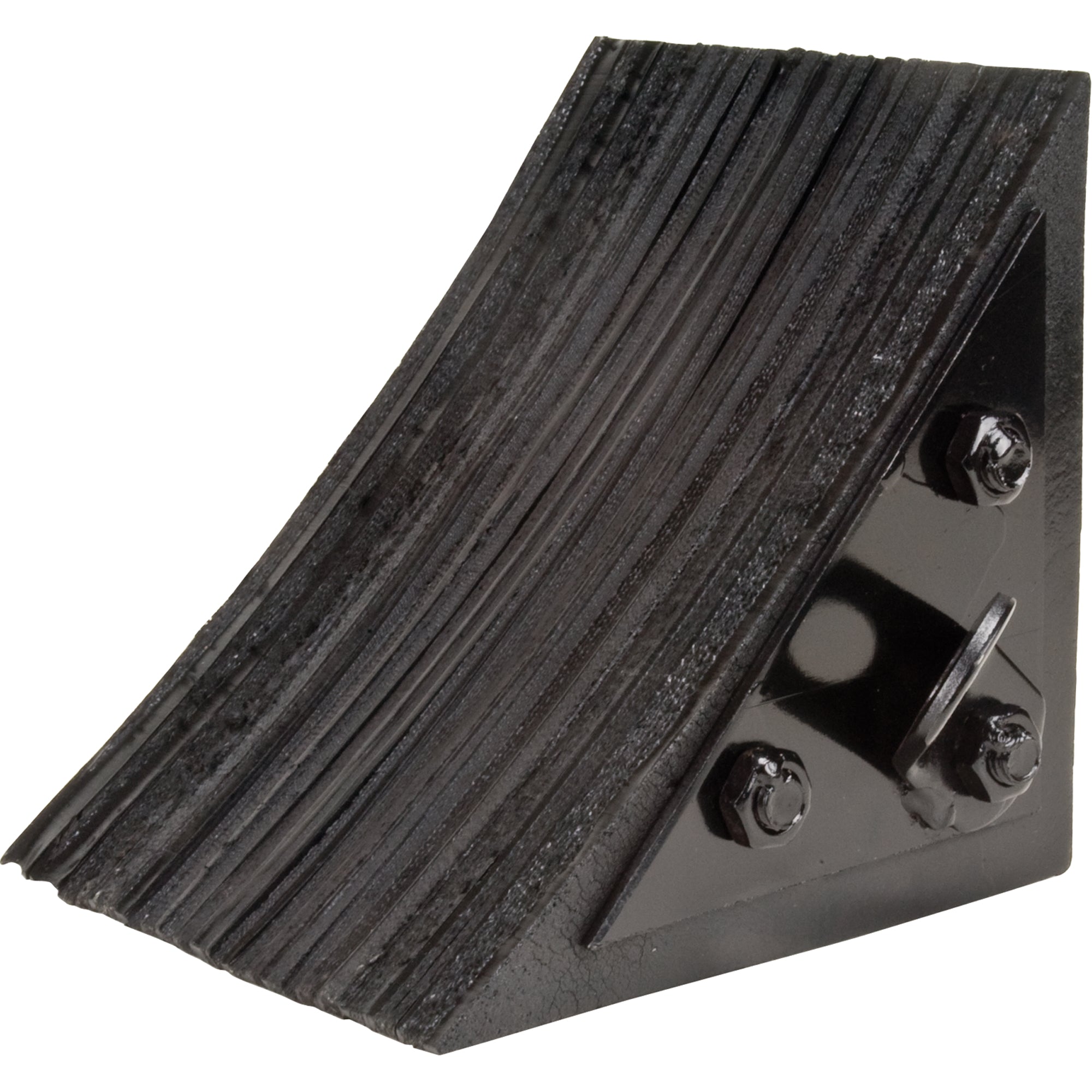 Wheel Chock, 8" x 8" x 8", Black
