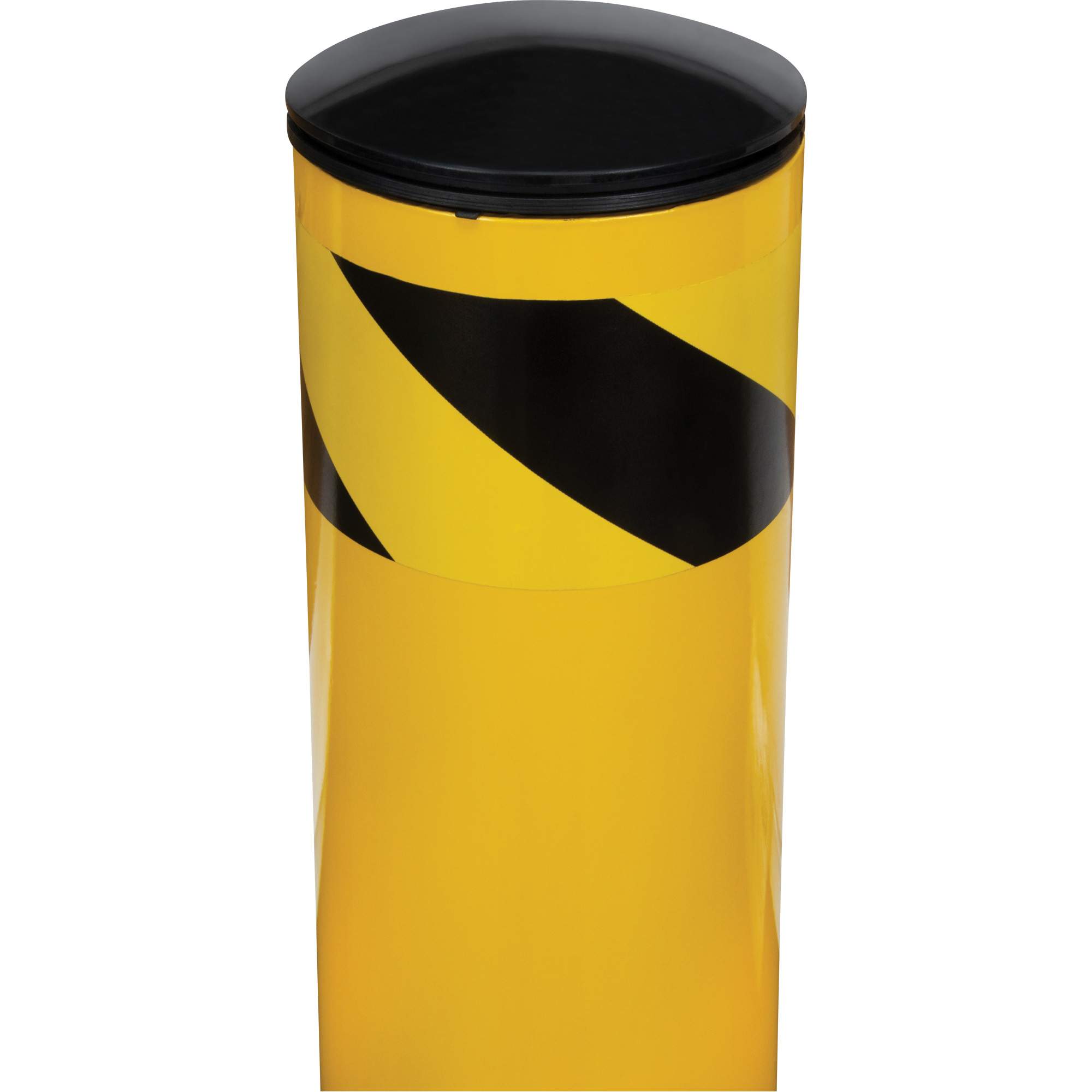 Safety Bollard, Steel, 42" H x 5-1/2" W, Yellow