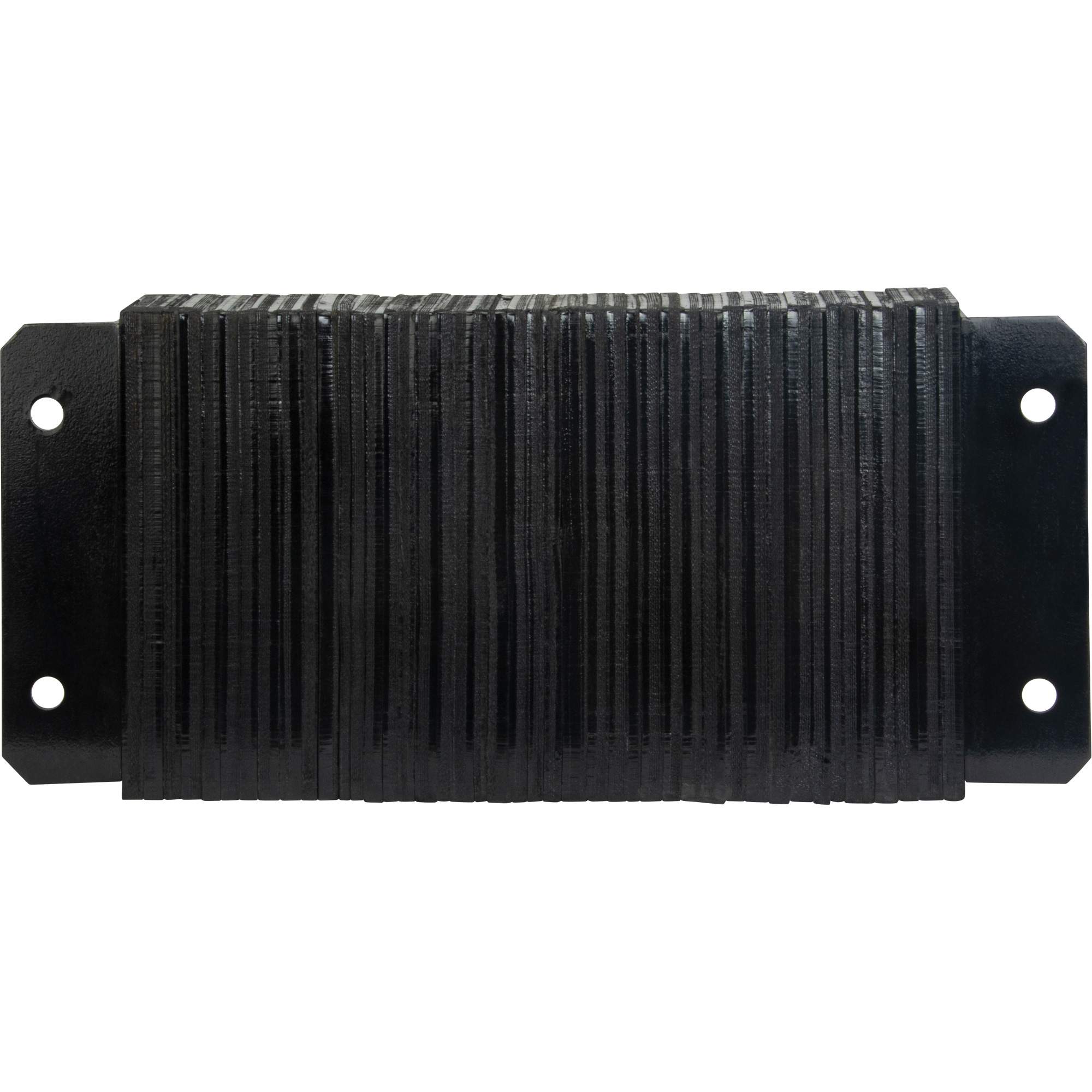 Laminated Dock Bumpers, Horizontal, Rubber, 24" W x 4" D x 12" H