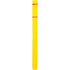 Polyethylene Bollard Cover, 4-1/2" Dia. x 64" L, Red/Yellow