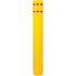 Polyethylene Bollard Cover, 6-5/8" Dia. x 52" L, Red/Yellow