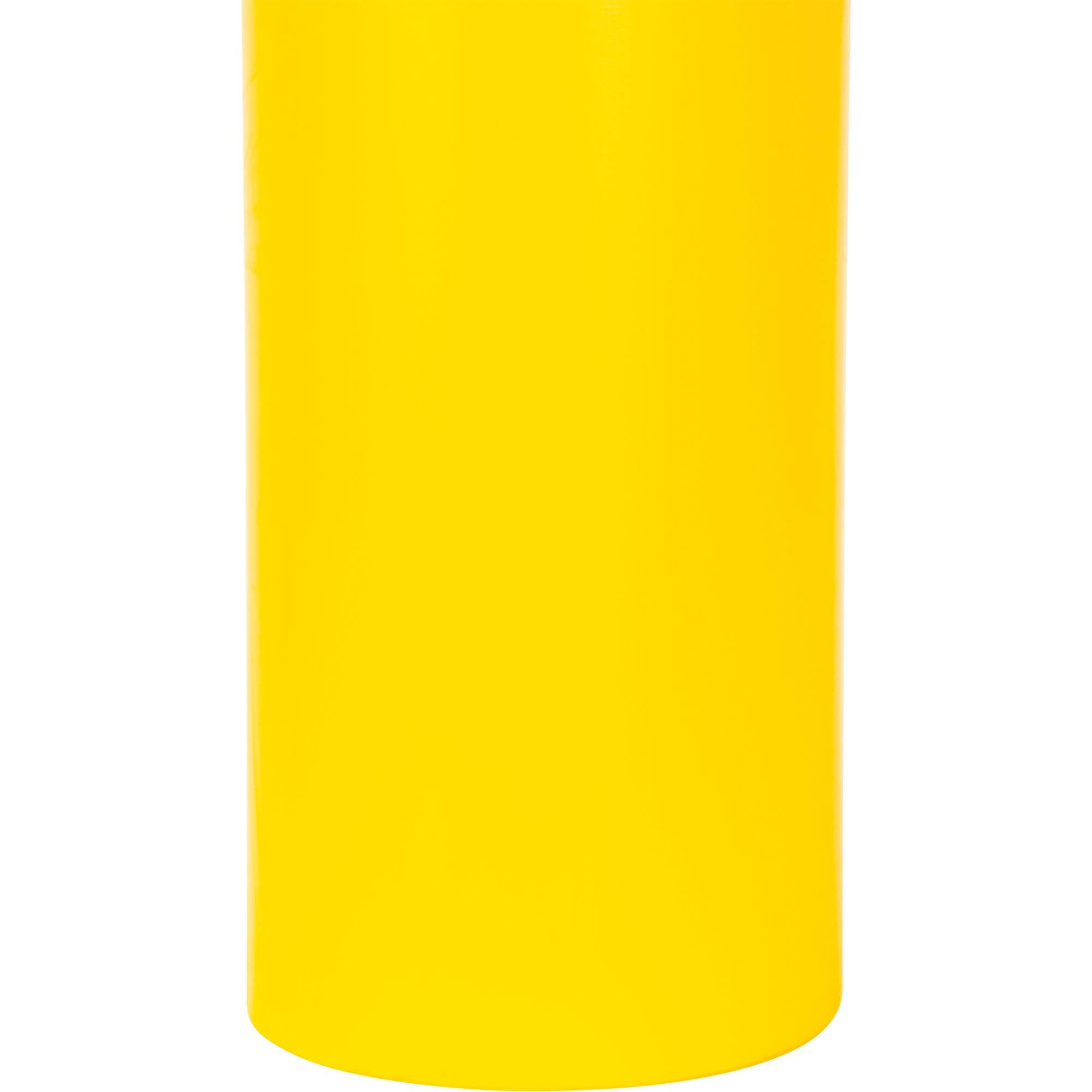 Polyethylene Bollard Cover, 6-5/8" Dia. x 52" L, Red/Yellow