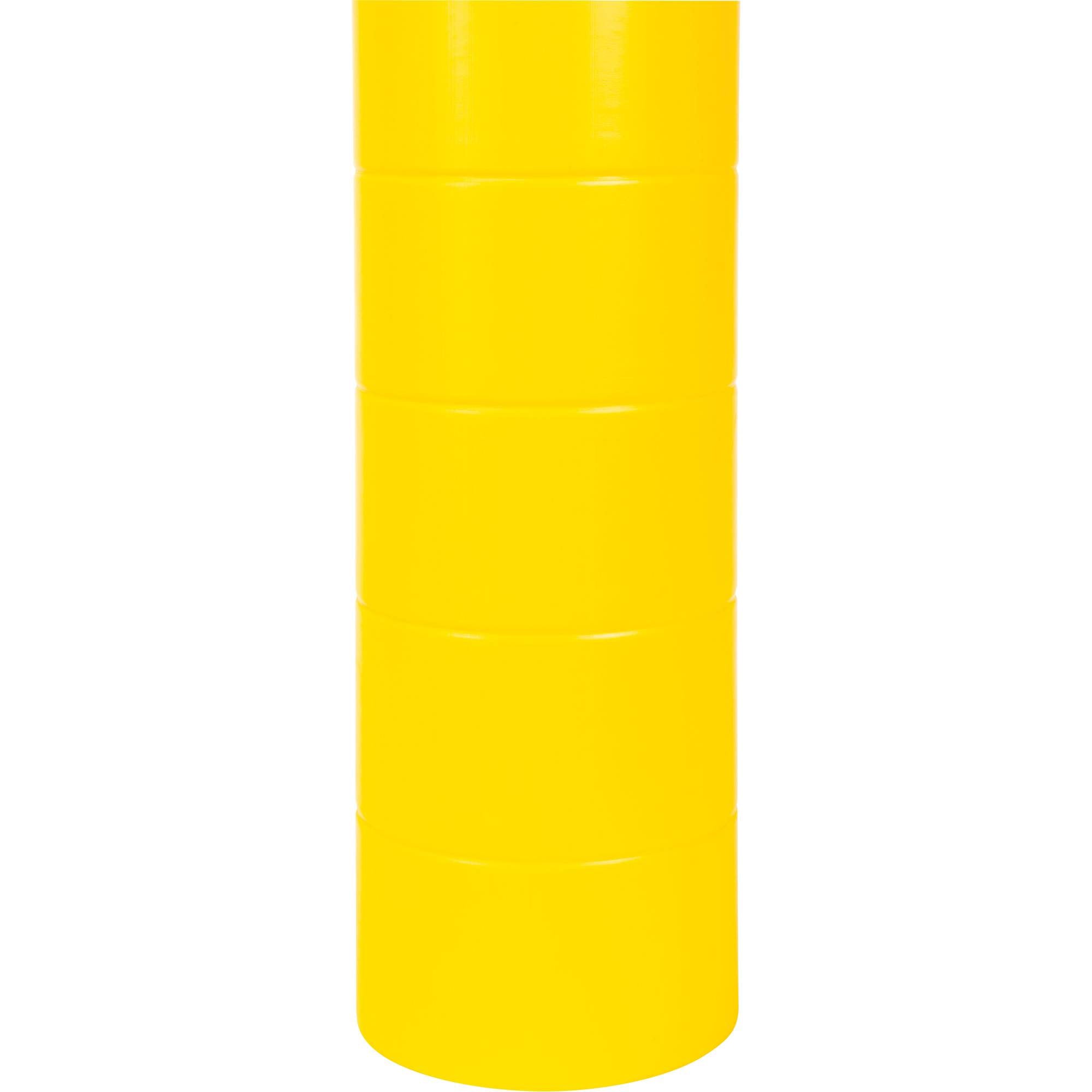 Polyethylene Bollard Cover, 6-5/8" Dia. x 60" L, Red/Yellow