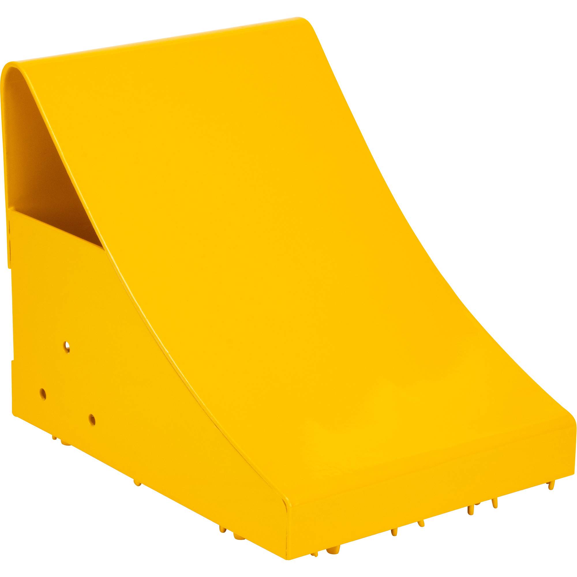 Ice Chocks, Steel, Yellow, 8-1/16" W x 10-5/8" D x 8-13/16" H