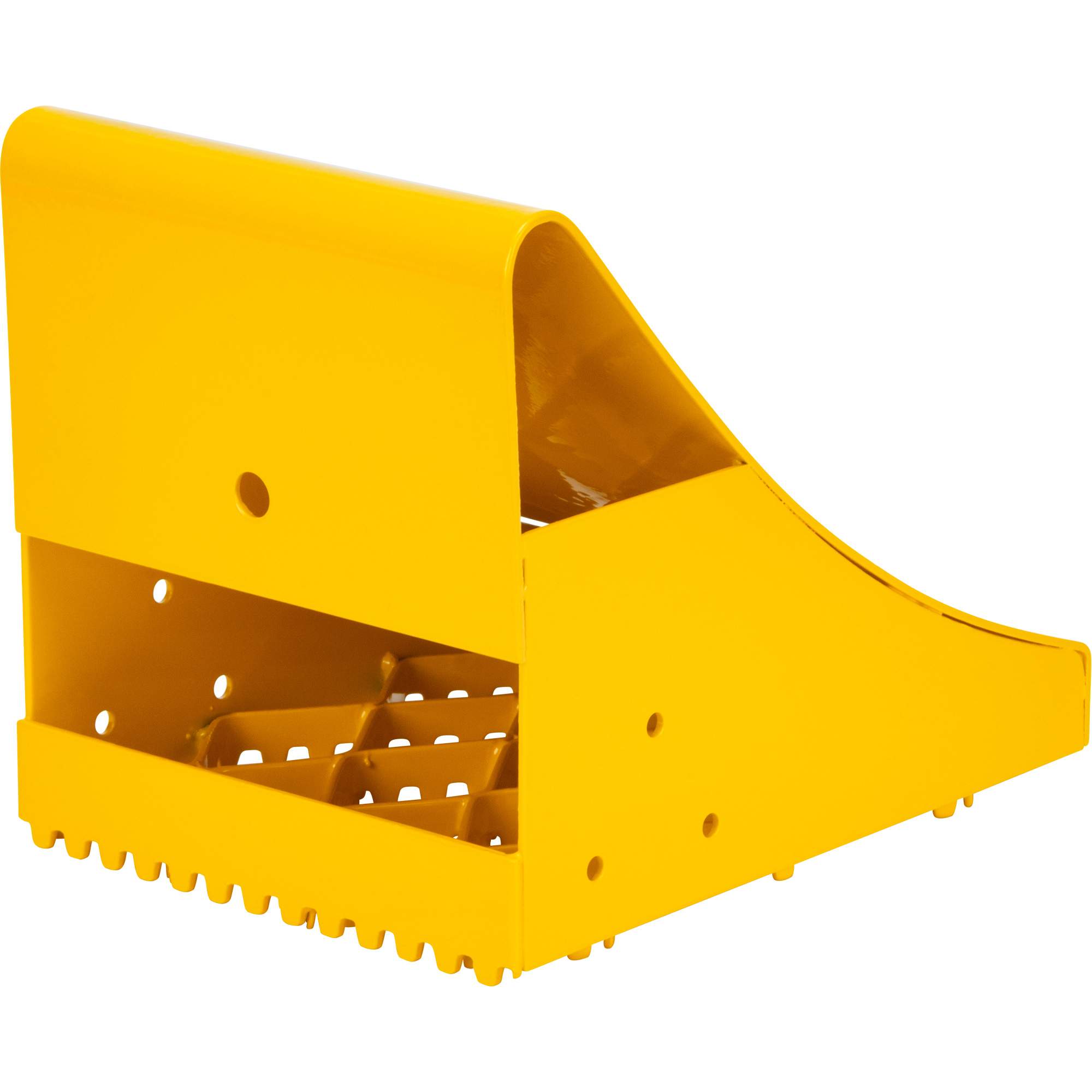 Ice Chocks, Steel, Yellow, 8-1/16" W x 10-5/8" D x 8-13/16" H