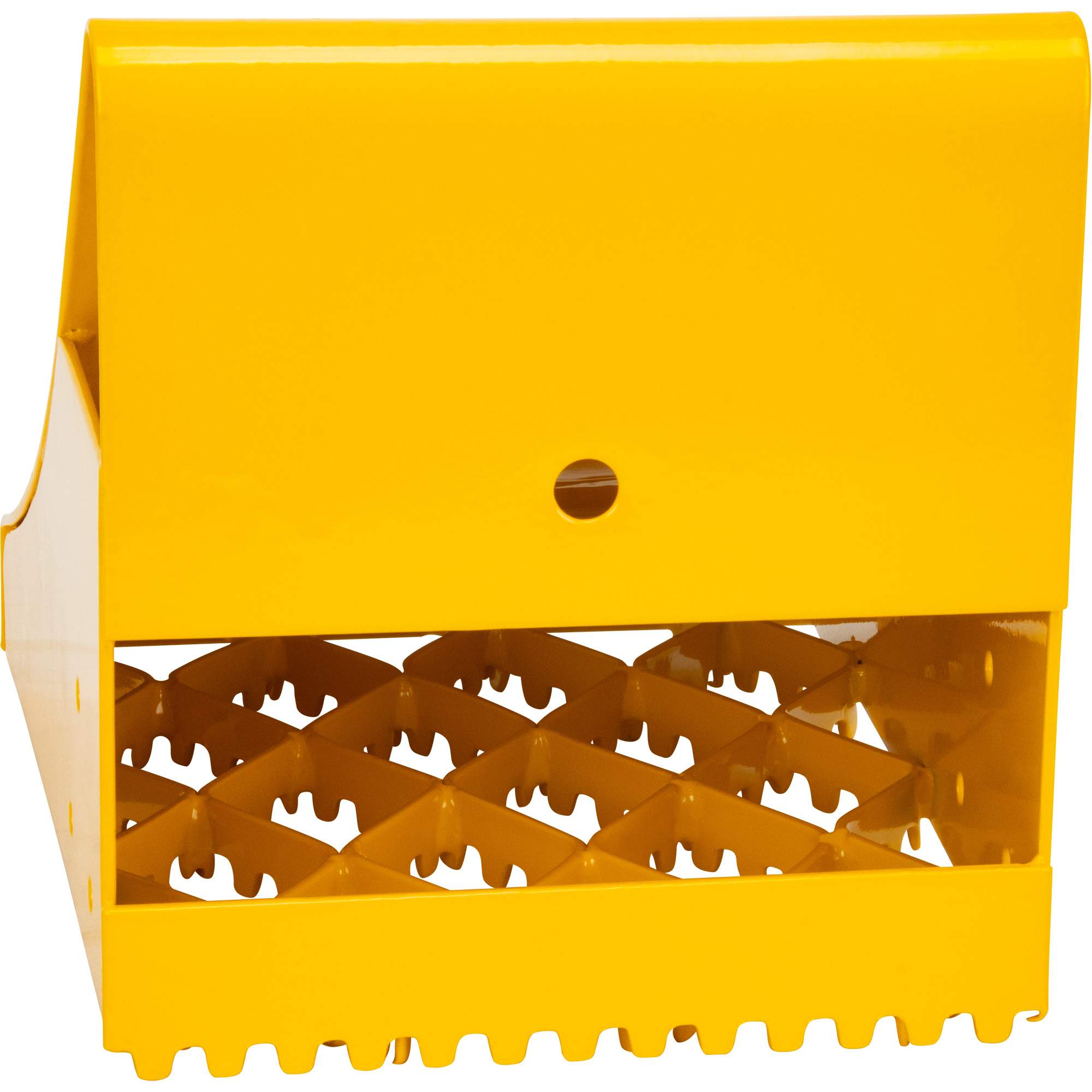 Ice Chocks, Steel, Yellow, 8-1/16" W x 10-5/8" D x 8-13/16" H