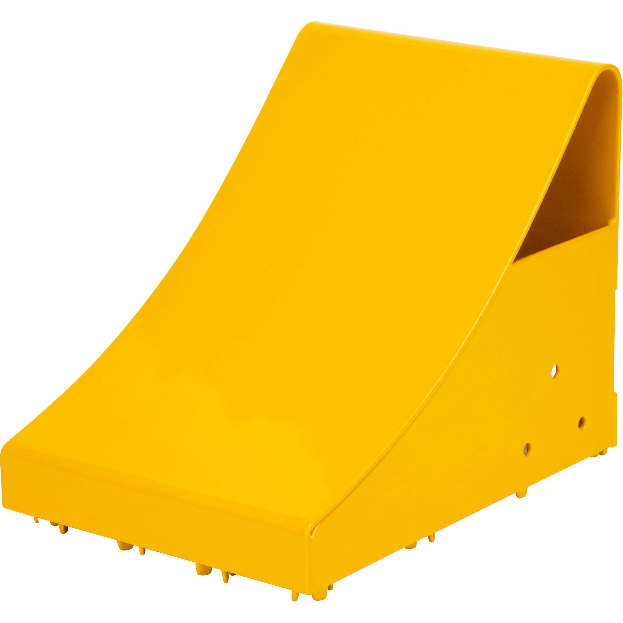 Ice Chocks, Steel, Yellow, 8-1/16" W x 10-5/8" D x 8-13/16" H