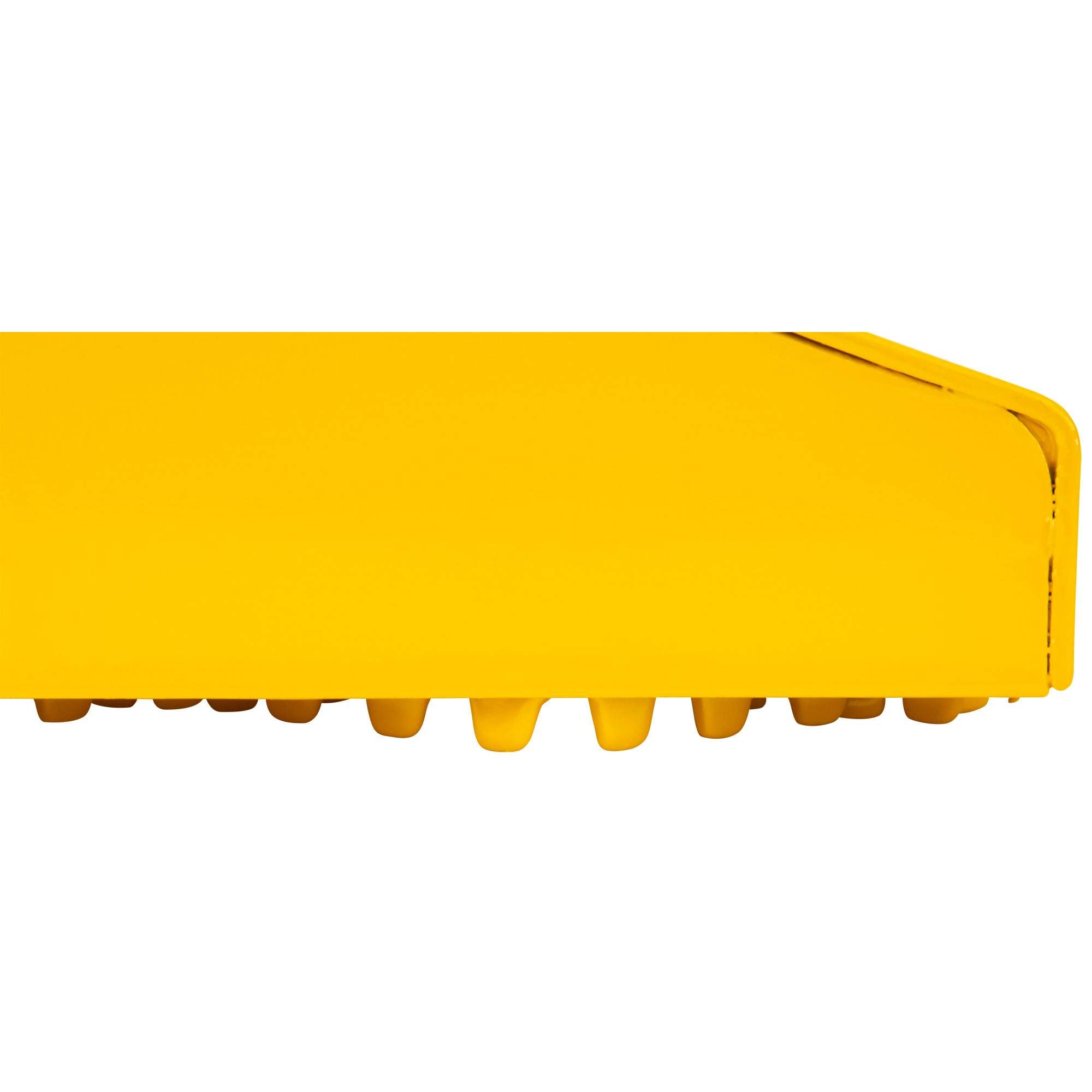 Ice Chocks, Steel, Yellow, 8-1/16" W x 10-5/8" D x 8-13/16" H