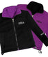 Kids Pokhara Reversible Black and Purple Fleece Sweater 200GSM