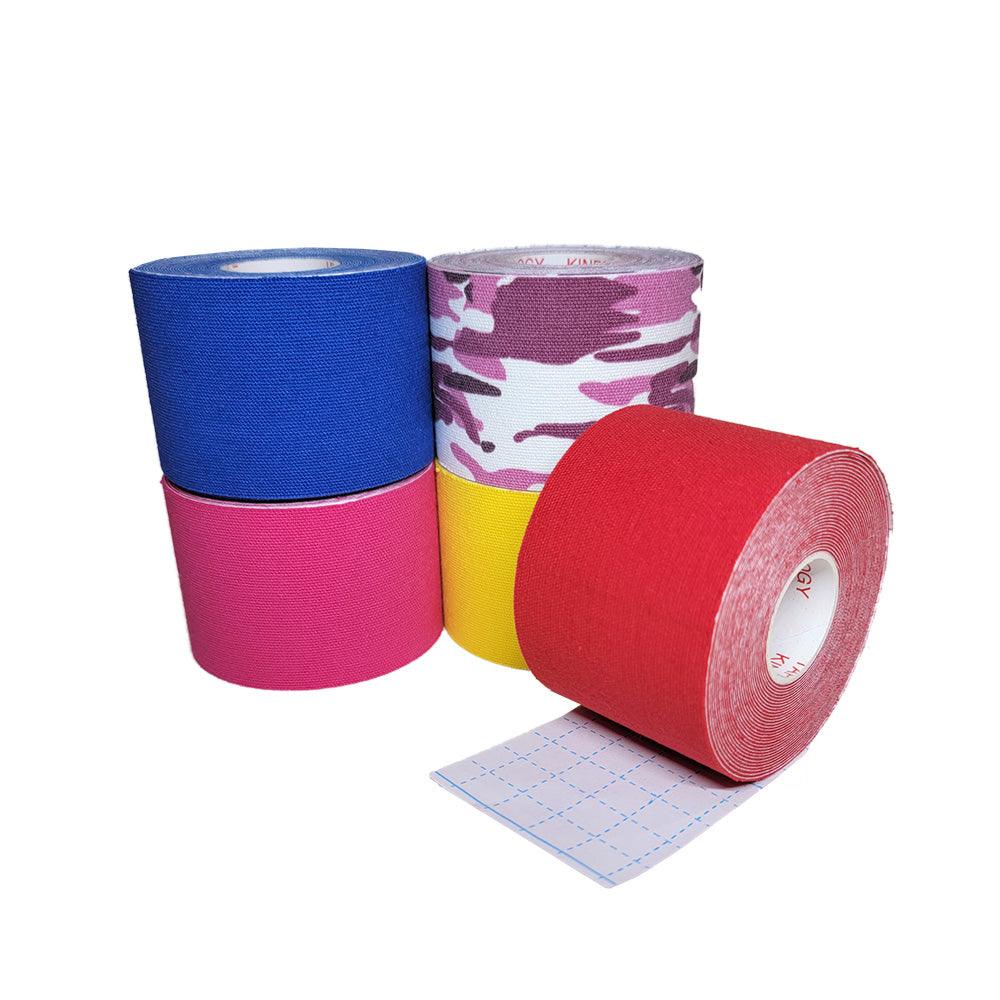 Kinesiology Tape, Elastic Therapeutic Sports Tape, 2" x 5.5 YD