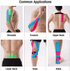 Kinesiology Tape, Elastic Therapeutic Sports Tape, 2" x 5.5 YD