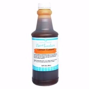 Lemon Custard Flavor Fountain - 4 oz. - 32 oz. - Ice Cream and Beverage Flavors - LorAnn Oils - Canadian Distribution - Ships Free Within Canada on Orders Above CAD $199