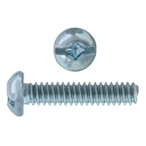 Hillman 4-40x1/2 Square Drive Round Head Machine Screws-14pc