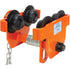 Adjustable Trolley with Safety Plates, 4000 lbs. (2 tons) Capacity, 3-15/16" - 5-14/16"