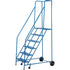 CSA-Certified Rolling Step Ladder, 6 Steps, 22" Step Width, 55" Platform Height, Steel
