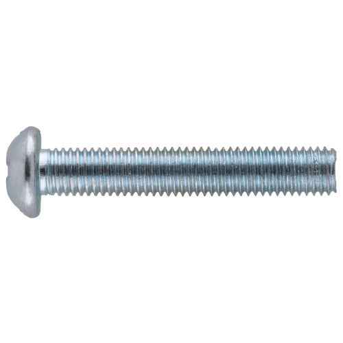 #10 -24 x 1" Square Drive Round Head Machine Screws (8/Pack)