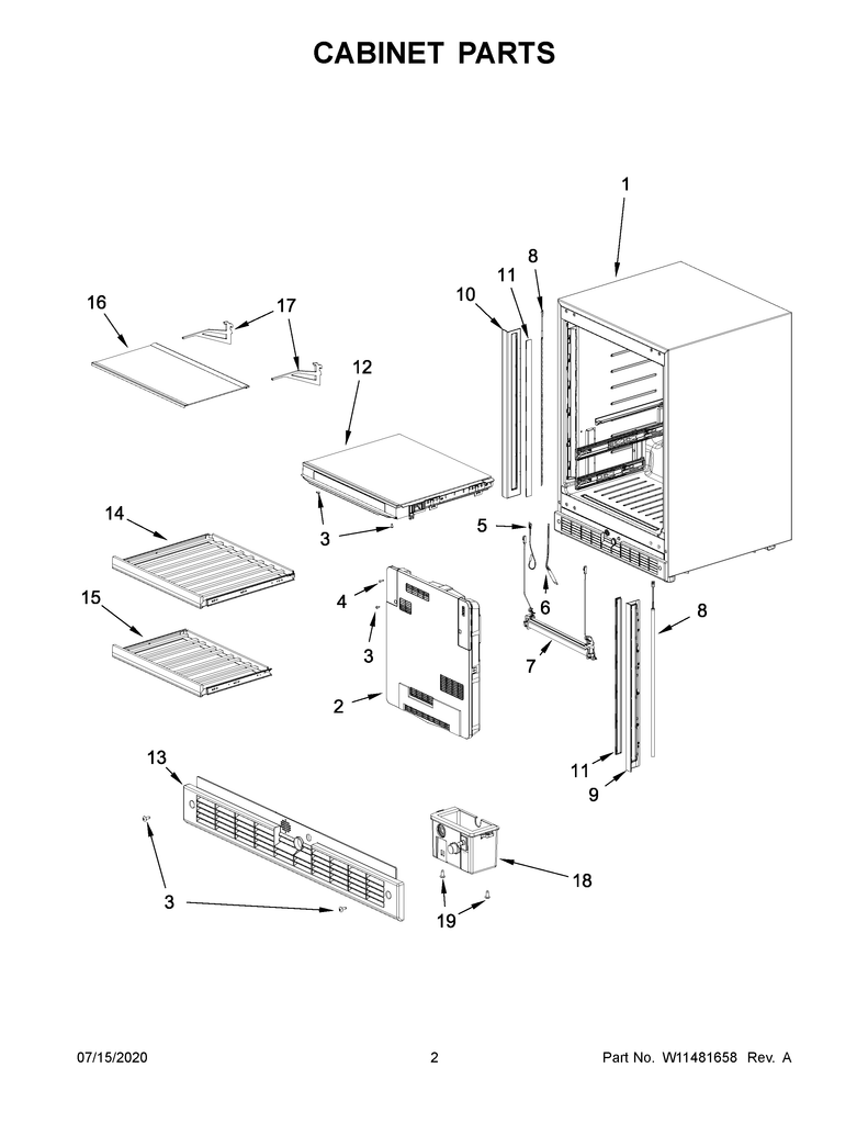 W11359429 Wine Shelf - XPart Supply