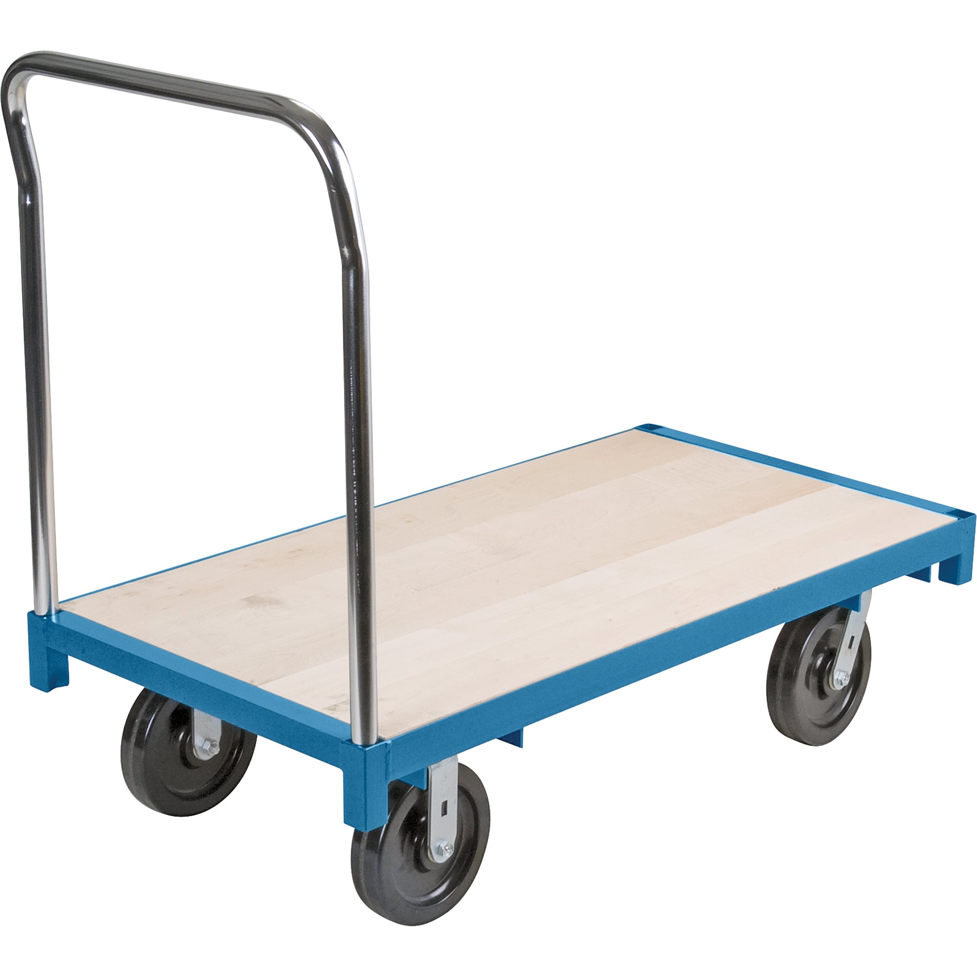 Heavy-Duty Platform Truck, 48" L x 30" W, 2500 lbs. Capacity, Nylon Casters