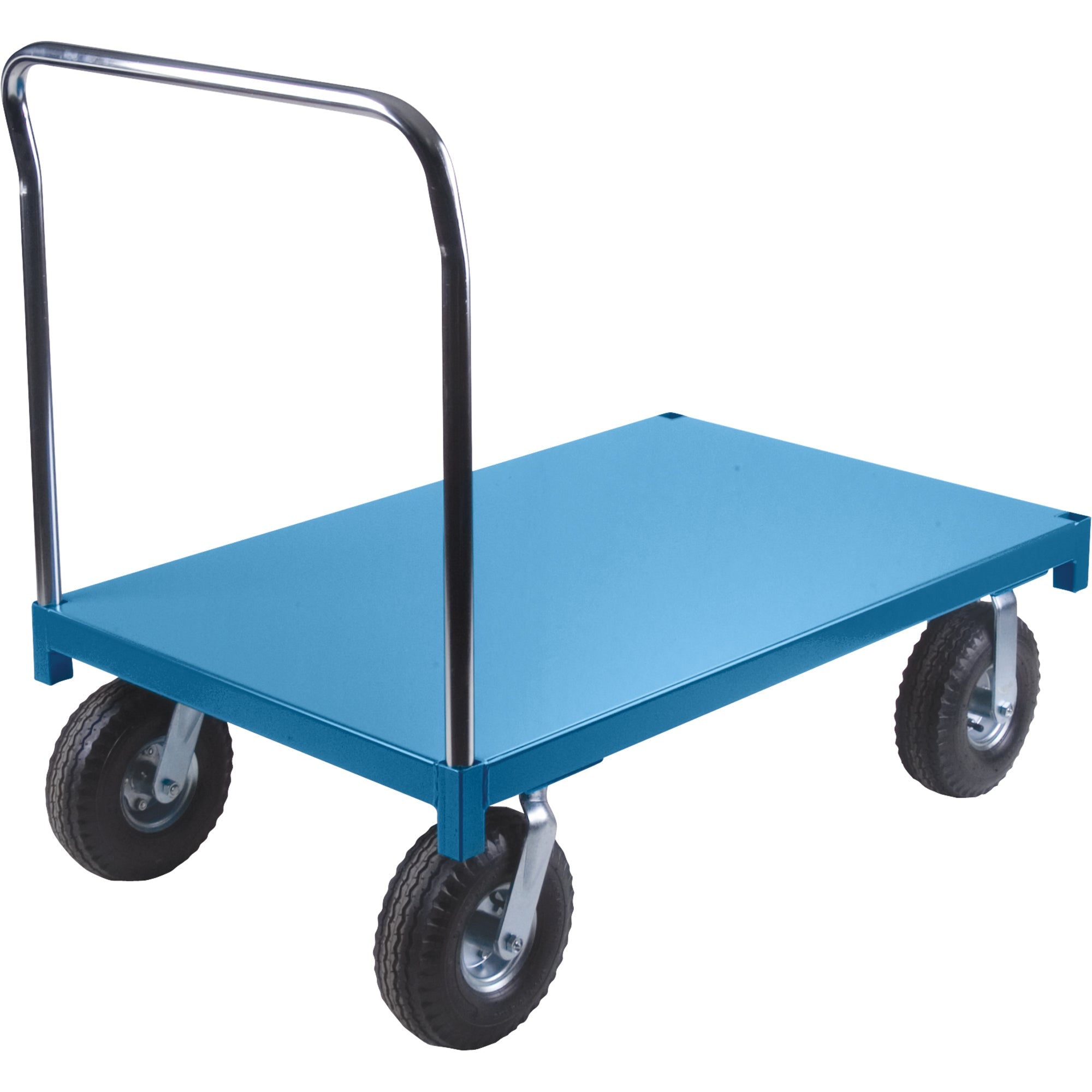 Heavy-Duty Platform Truck, 60" L x 30" W, 1200 lbs. Capacity, Pneumatic Casters