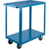 Heavy-Duty Shelf Carts, 2 Tiers, 18" W x 36" H x 33" D, 1200 lbs. Capacity
